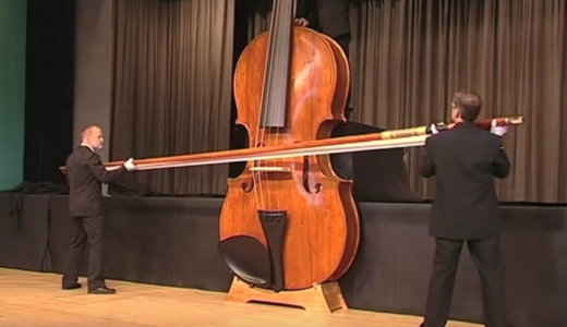 世界一巨大なヴァイオリンがコントラバスより巨大な件