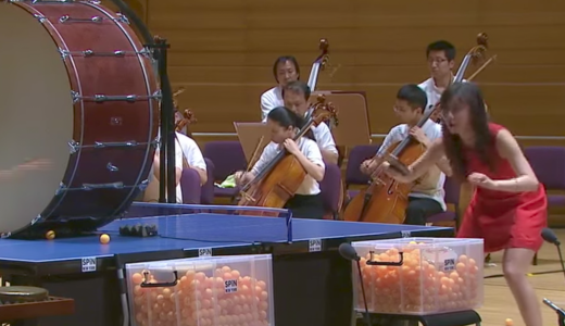 【動画有】オーケストラと卓球が融合！ピンポン協奏曲